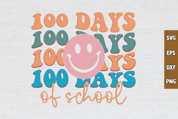 An Embroidered Retro Celebration for 100 Days of School