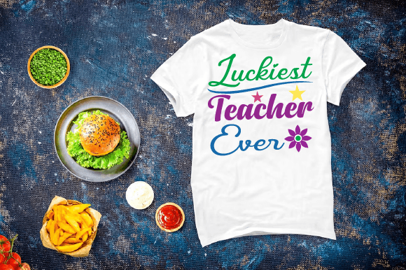 Luckiest Teacher Ever SVG: A Charming Embroidery Choice