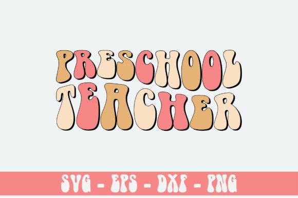 Preschool Teacher Retro Svg Design Review
