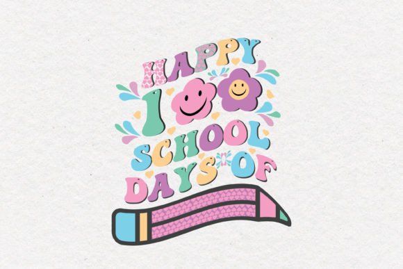 Review of 100 Days of School PNG-SVG Sublimation