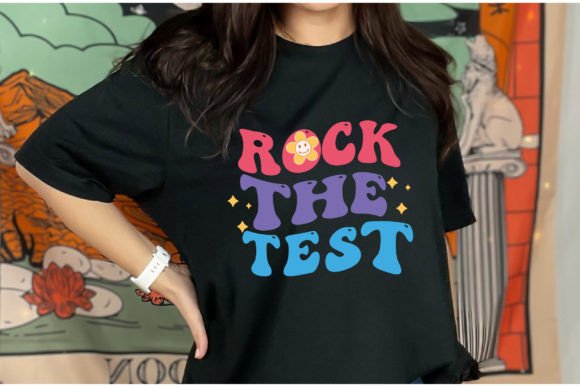 Rock the Test Svg, Teacher Shirt Png Review