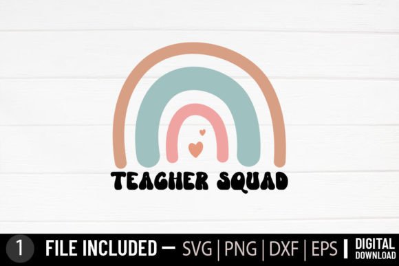 Teacher Squad - Teacher Retro Svg. Embroidery Review